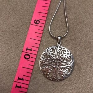 Sterling silver pendant and necklace